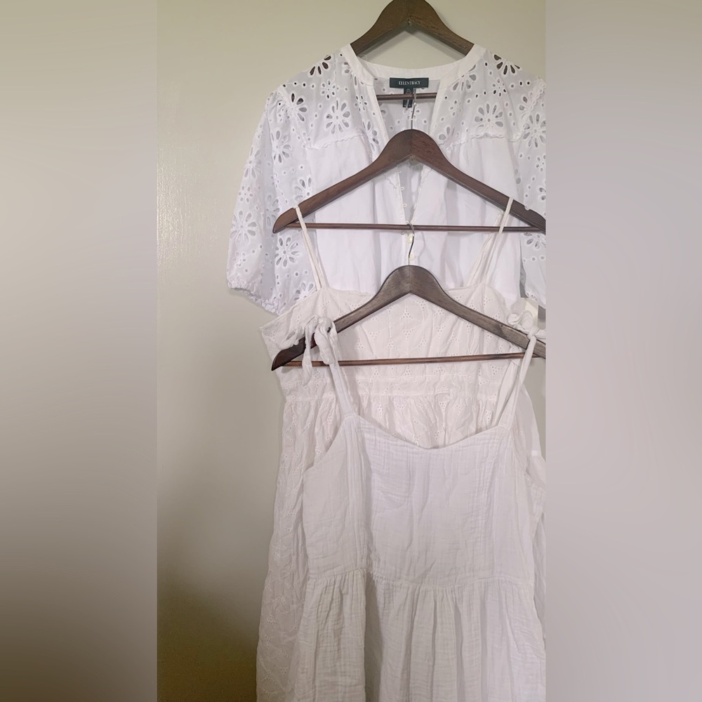 White cotton dresses